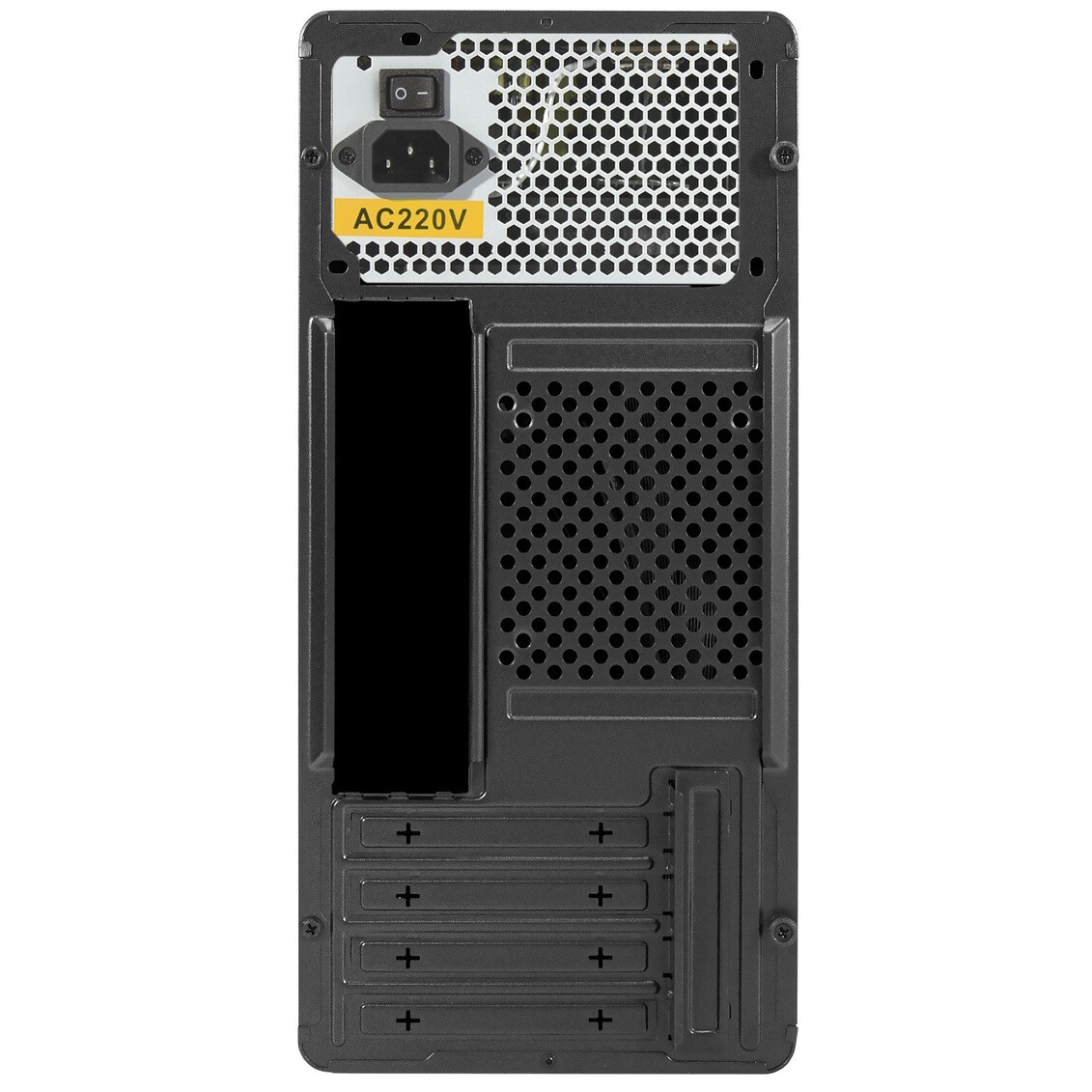 Корпус Minitower ExeGate BAA-503U2-UNS500 (mATX, БП UNS500 с вент. 12см, 1*USB+2*USB3.0, HD Audio, ч