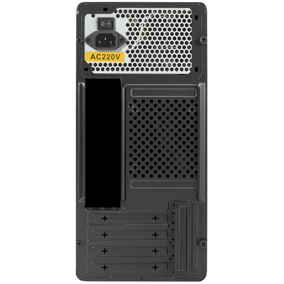 Корпус Minitower ExeGate BAA-503U2-UNS350 (mATX, БП UNS350 с вент. 12см, 1*USB+2*USB3.0, HD Audio, ч