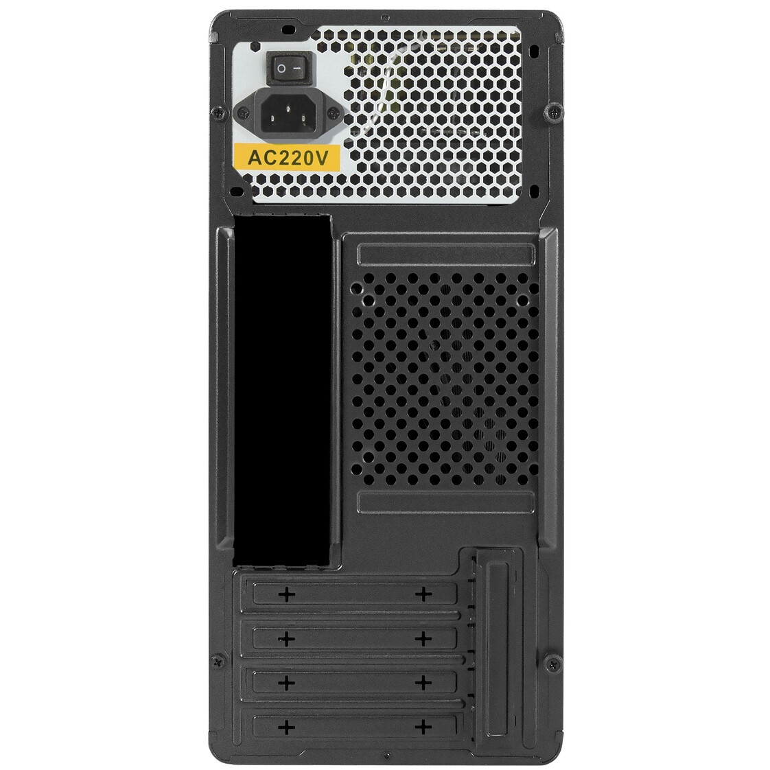 Корпус Minitower ExeGate BAA-503U2-UNS400 (mATX, БП UNS400 с вент. 12см, 1*USB+2*USB3.0, HD Audio, ч