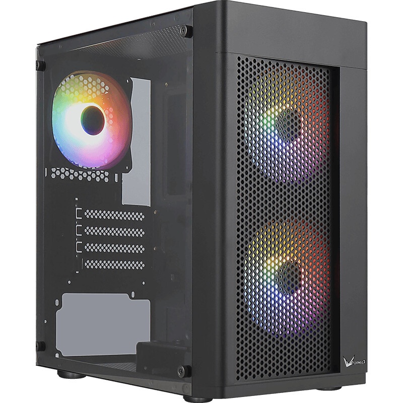 Корпус Formula Air Mesh G6 Plus AR черный без БП mATX 9x120mm 1xUSB3.0 audio
