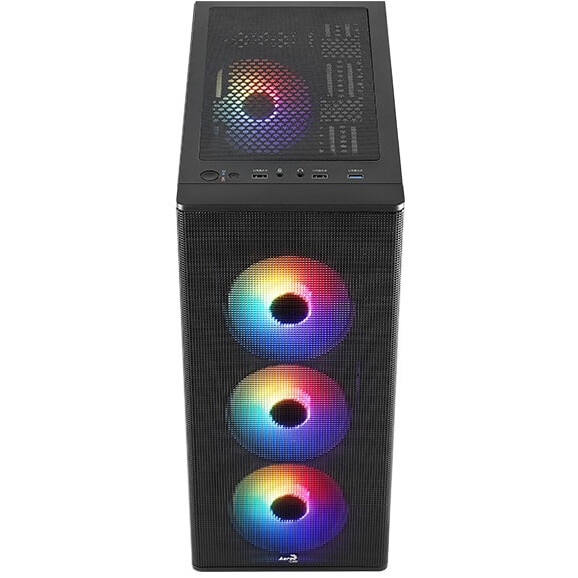 Компьютерный корпус Aerocool  / Formula Designer-G-BK-v1 черный без БП ATX 2xUSB2.0 1xUSB3.0 audio b