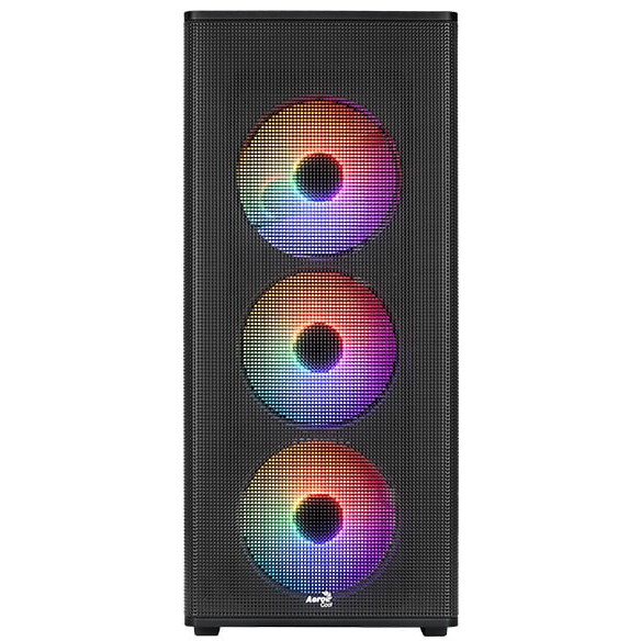 Компьютерный корпус Aerocool  / Formula Designer-G-BK-v1 черный без БП ATX 2xUSB2.0 1xUSB3.0 audio b