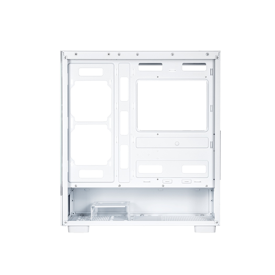Корпус без блока питания Case PCCooler C3 Q500 WH, Midi-Tower, TG, no fans, 1xUSB 3.0 + 1xUSB 2.0 +