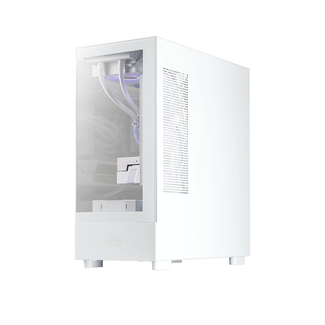 Корпус без блока питания Case PCCooler C3 Q500 WH, Midi-Tower, TG, no fans, 1xUSB 3.0 + 1xUSB 2.0 +