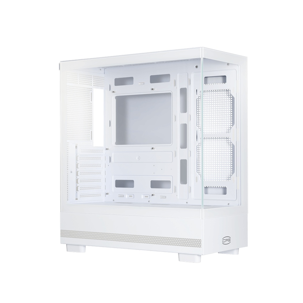Корпус без блока питания Case PCCooler C3 Q500 WH, Midi-Tower, TG, no fans, 1xUSB 3.0 + 1xUSB 2.0 +