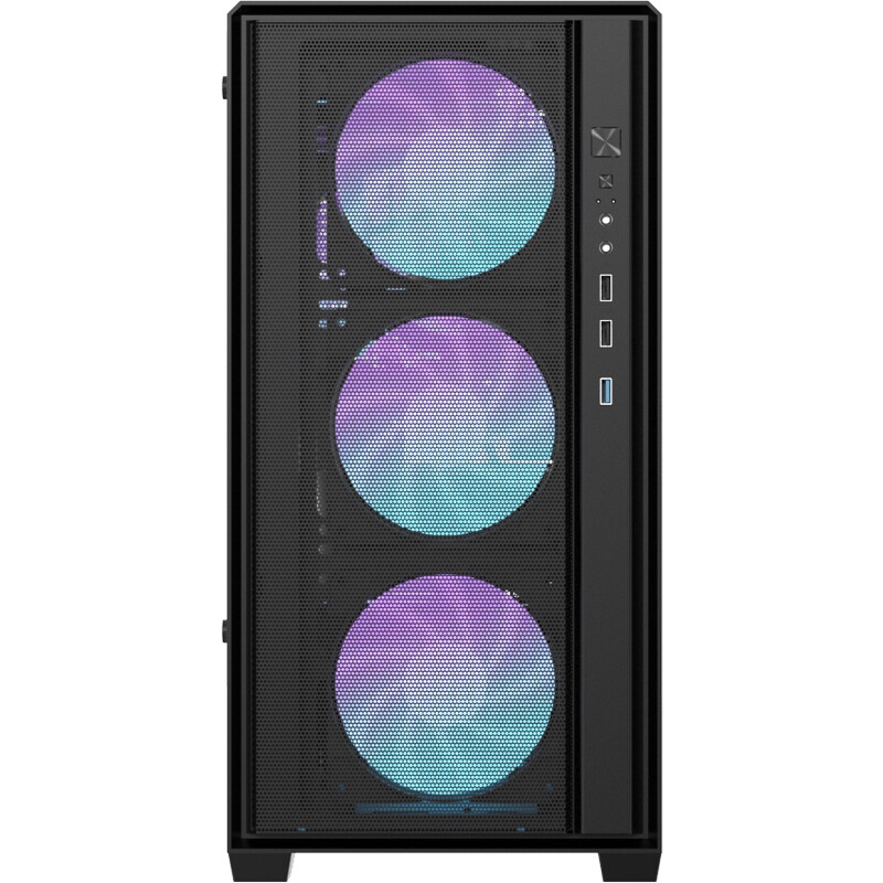 Корпус Formula Air Mesh G4 Plus AR черный без БП mATX 1xUSB2.0 audio
