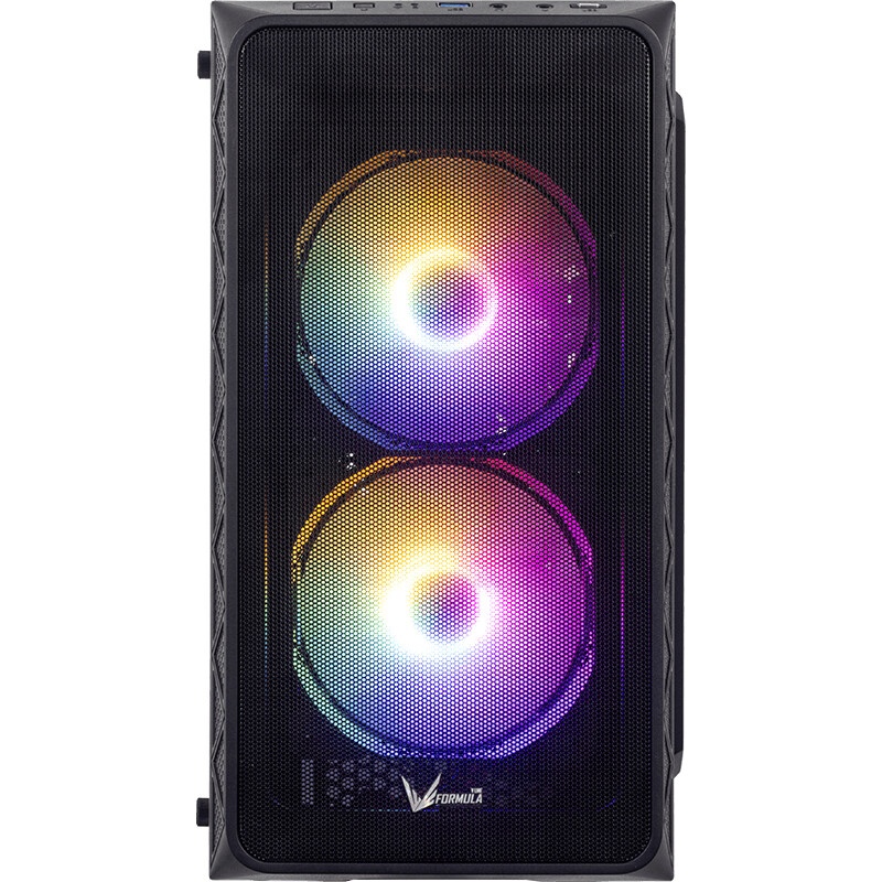 Корпус Formula Air Mesh G4 Plus AR черный без БП mATX 1xUSB2.0 audio