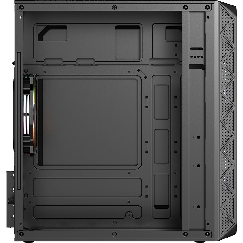 Корпус Formula Air Mesh G4 Plus AR черный без БП mATX 1xUSB2.0 audio