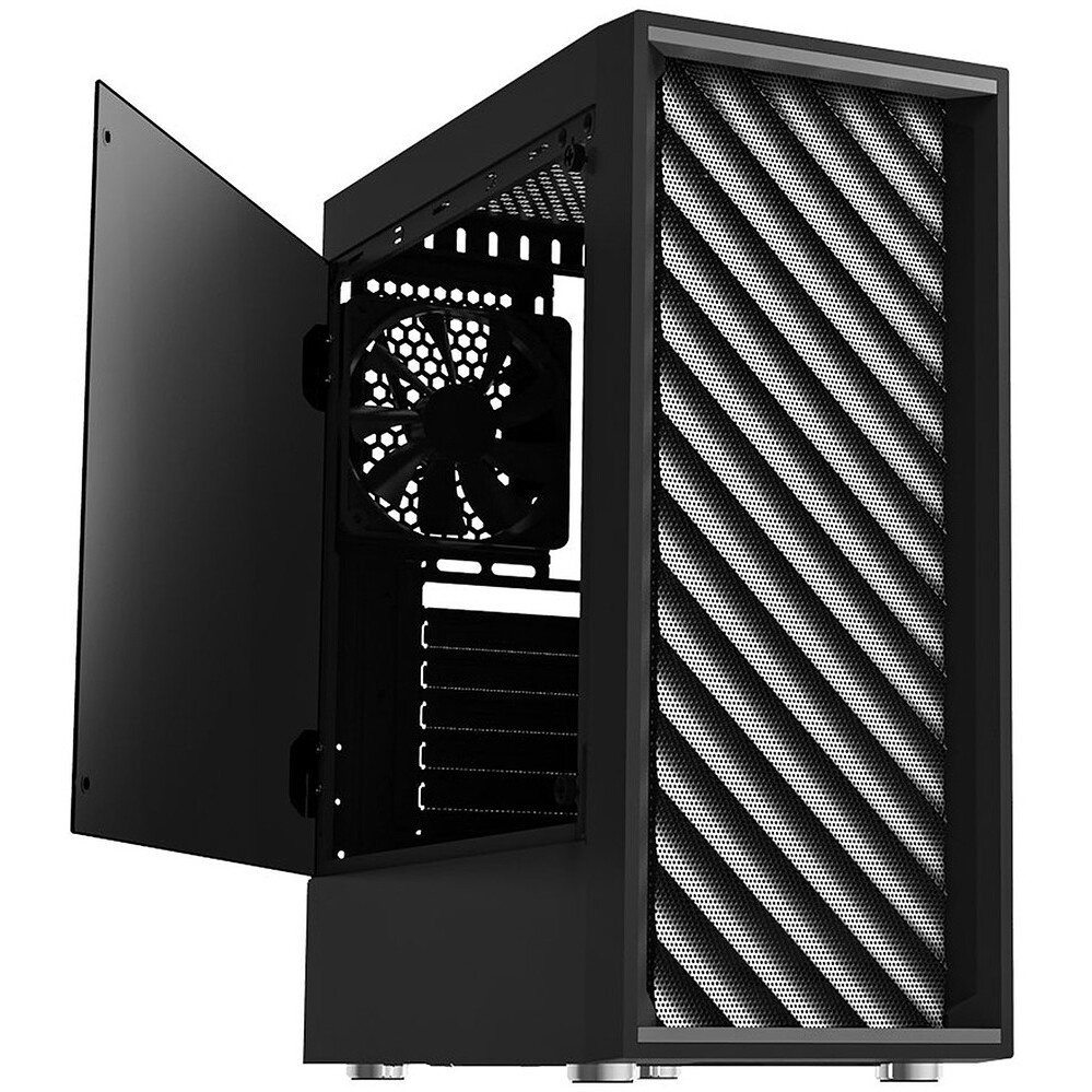 Корпус ZALMAN S6, ATX, BLACK, WINDOW, 2xCombo (3.5" or 2.5"), 1x2.5", 1xUSB Type C, 1xUSB3.0, 1xUSB2