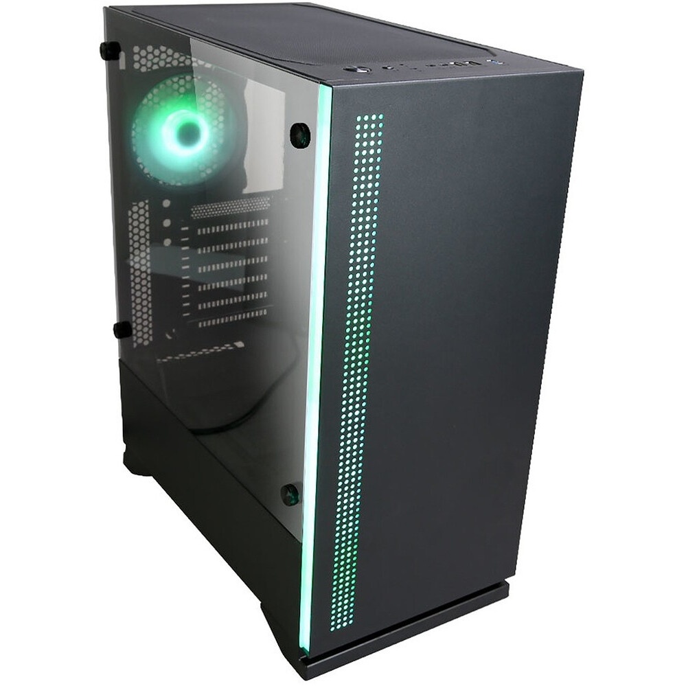 Корпус ZALMAN S6, ATX, BLACK, WINDOW, 2xCombo (3.5" or 2.5"), 1x2.5", 1xUSB Type C, 1xUSB3.0, 1xUSB2