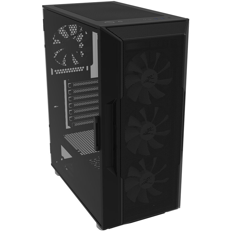 Корпус ZALMAN S6, ATX, BLACK, WINDOW, 2xCombo (3.5" or 2.5"), 1x2.5", 1xUSB Type C, 1xUSB3.0, 1xUSB2