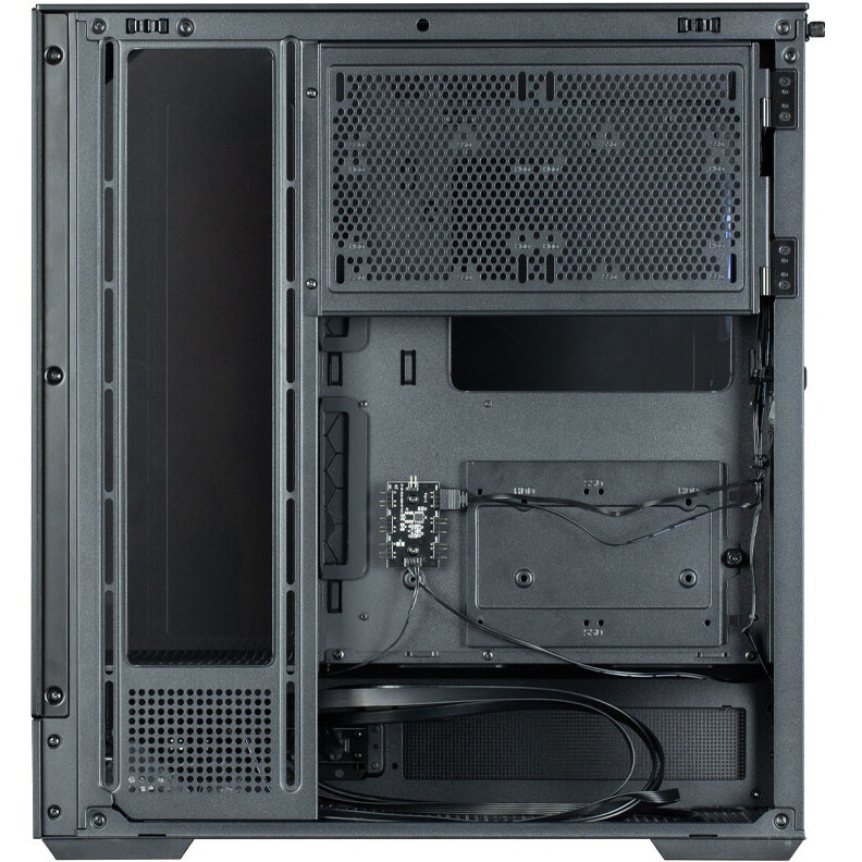Корпус ZALMAN S6, ATX, BLACK, WINDOW, 2xCombo (3.5" or 2.5"), 1x2.5", 1xUSB Type C, 1xUSB3.0, 1xUSB2
