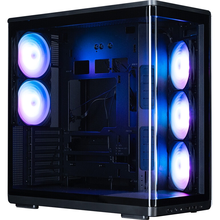 Корпус ZALMAN D50, ATX, BLACK, WINDOW, 2x3.5", 3x2.5", 1xUSB TYPE-C, 2xUSB3.0, FRONT 1xXF360, REAR 1
