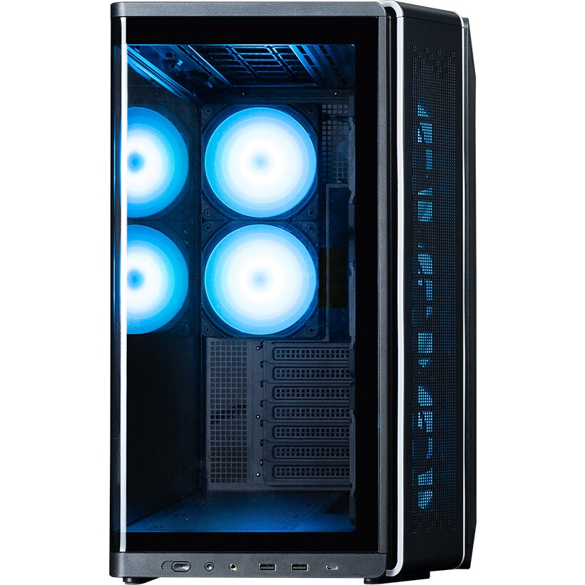 Корпус ZALMAN D50, ATX, BLACK, WINDOW, 2x3.5", 3x2.5", 1xUSB TYPE-C, 2xUSB3.0, FRONT 1xXF360, REAR 1
