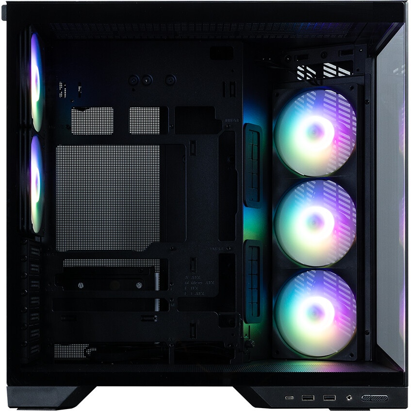 Корпус ZALMAN D50, ATX, BLACK, WINDOW, 2x3.5", 3x2.5", 1xUSB TYPE-C, 2xUSB3.0, FRONT 1xXF360, REAR 1