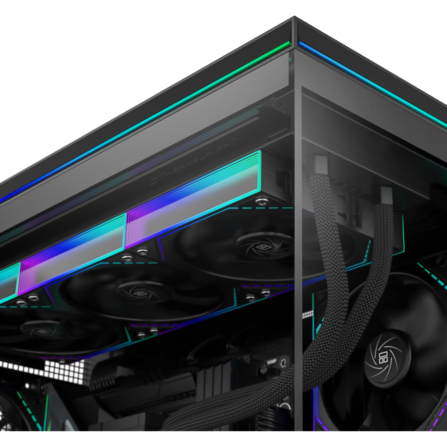 Корпус без блока питания Thermalright M10, Mini-Tower, TG, ARGB, no fans, 2xUSB-A 3.0, 1xUSB Type-C,