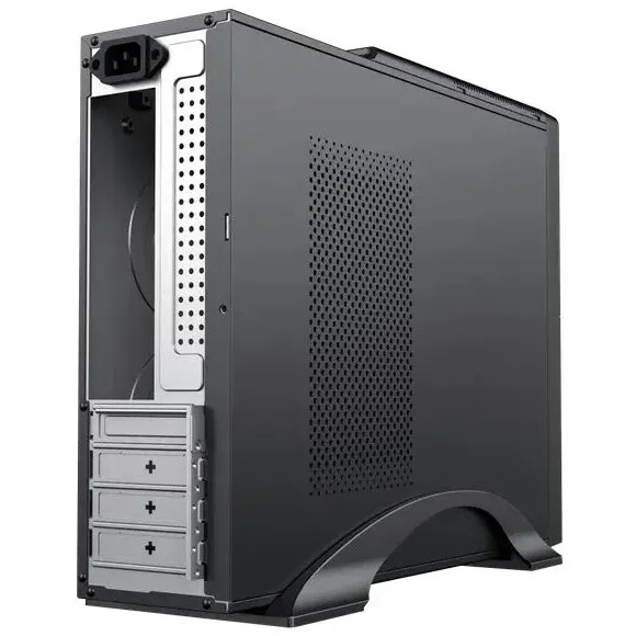 Корпус Foxline FL-1001-300W, Slim-Desktop, чёрный, БП 300 Вт