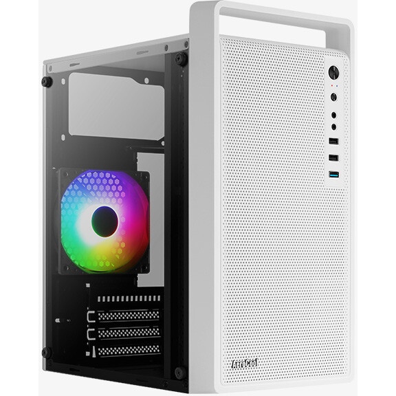 Корпус ASUS A23 Plus White, Mini-Tower, белый, 4 x 120 мм