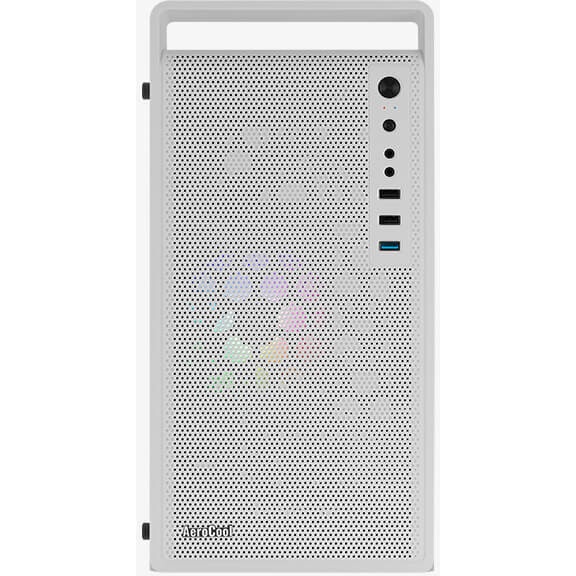 Корпус ASUS A23 Plus White, Mini-Tower, белый, 4 x 120 мм