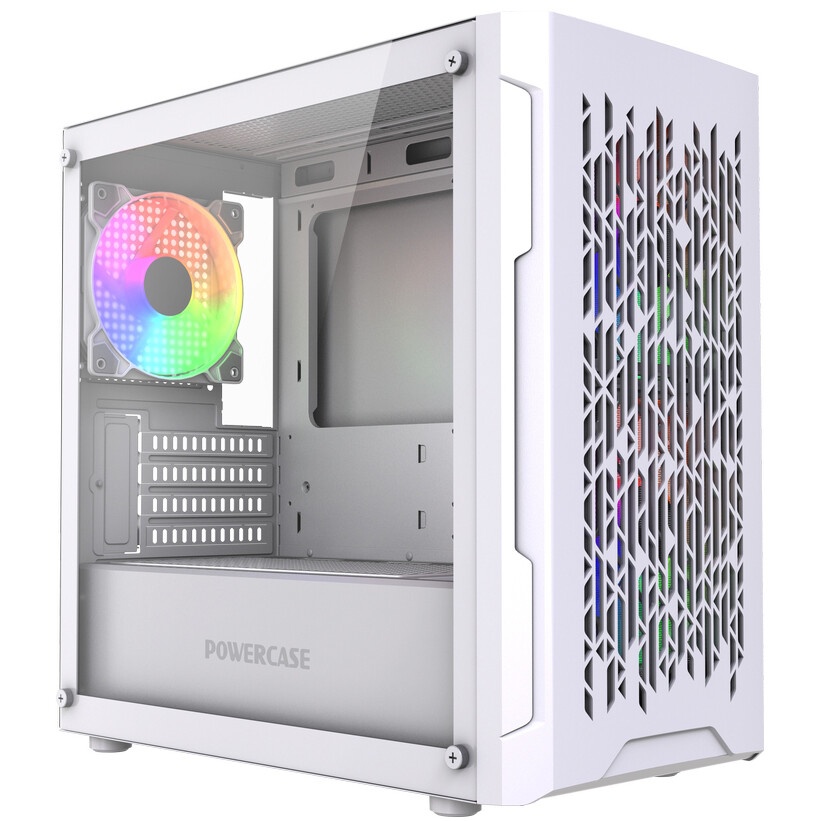 Корпус ASUS A23 Plus White, Mini-Tower, белый, 4 x 120 мм