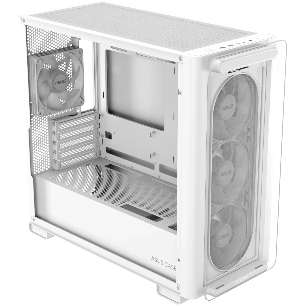 Корпус ASUS A23 Plus White, Mini-Tower, белый, 4 x 120 мм