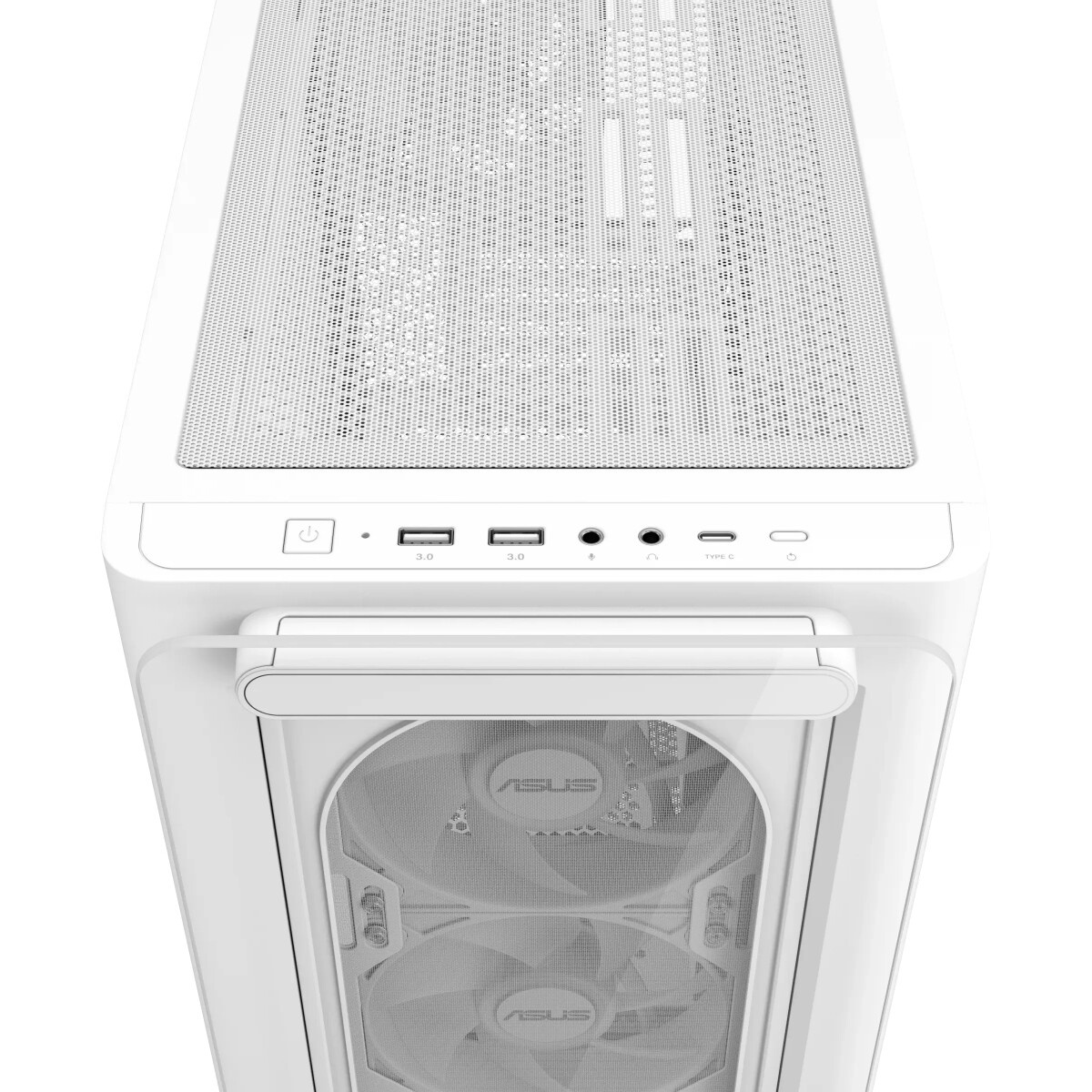 Корпус ASUS A23 Plus White, Mini-Tower, белый, 4 x 120 мм