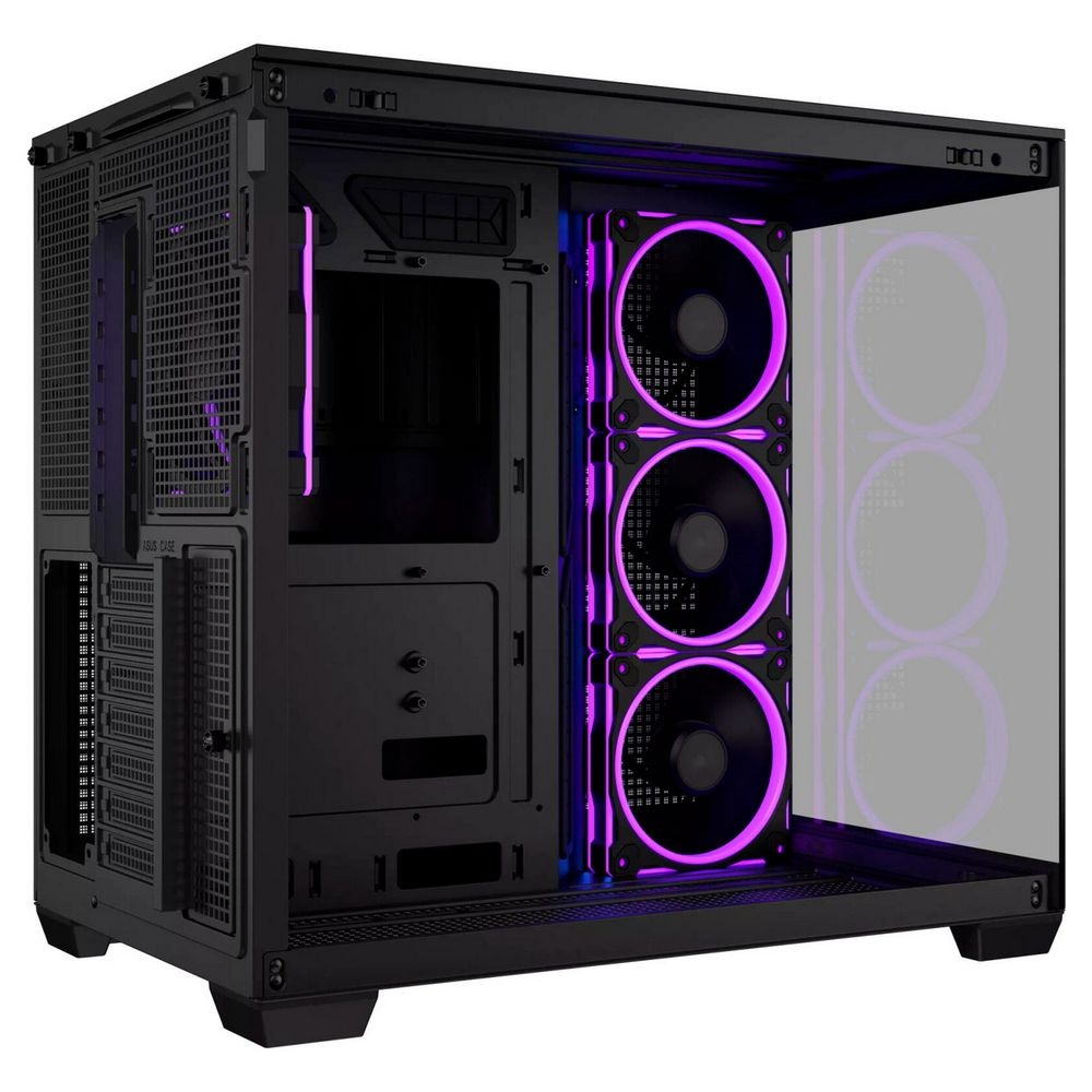 Корпус ASUS A32 Plus, Midi-Tower, чёрный, 4 x 120 мм