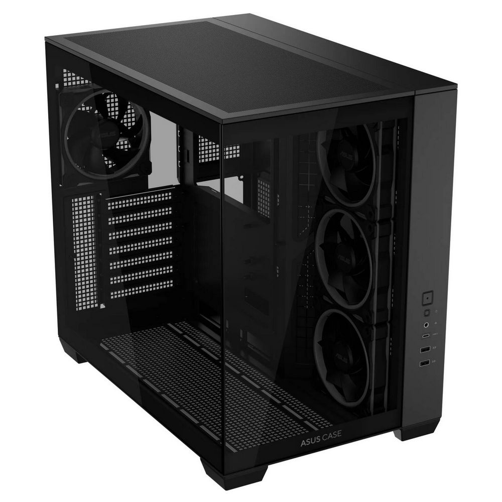 Корпус ASUS A32 Plus, Midi-Tower, чёрный, 4 x 120 мм