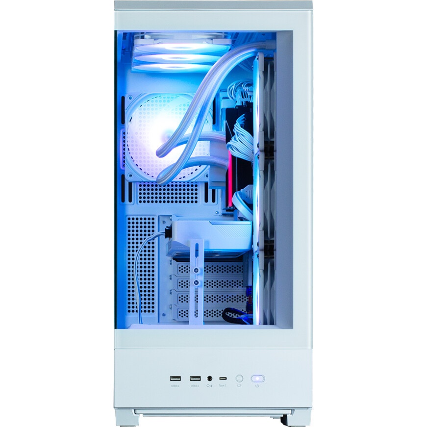 Корпус Zalman D50 белый без БП ATX 11x120mm 2x140mm 2xUSB3.0 audio bott PSU