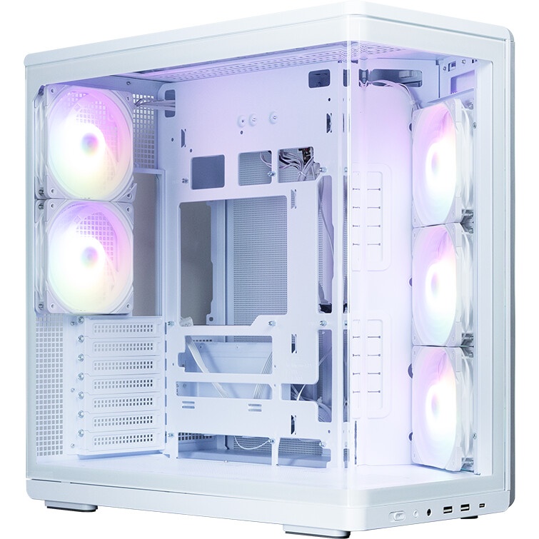 Корпус Zalman D50 белый без БП ATX 11x120mm 2x140mm 2xUSB3.0 audio bott PSU