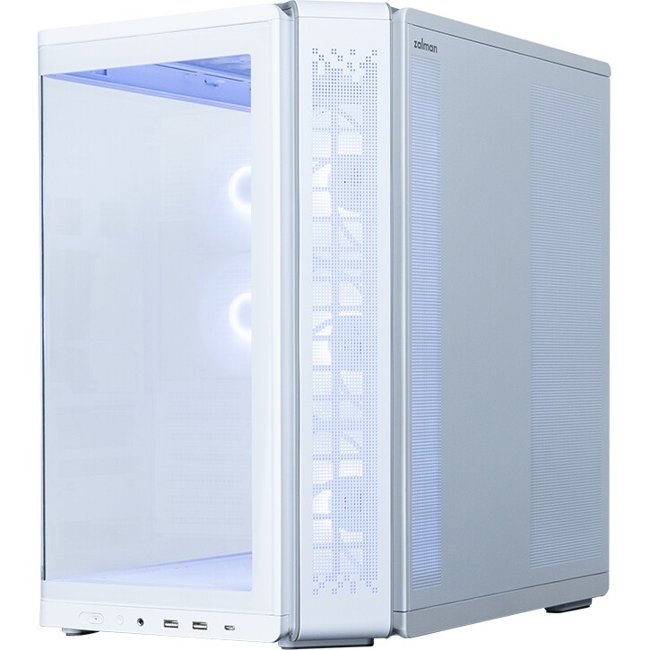 Корпус Zalman D50 белый без БП ATX 11x120mm 2x140mm 2xUSB3.0 audio bott PSU