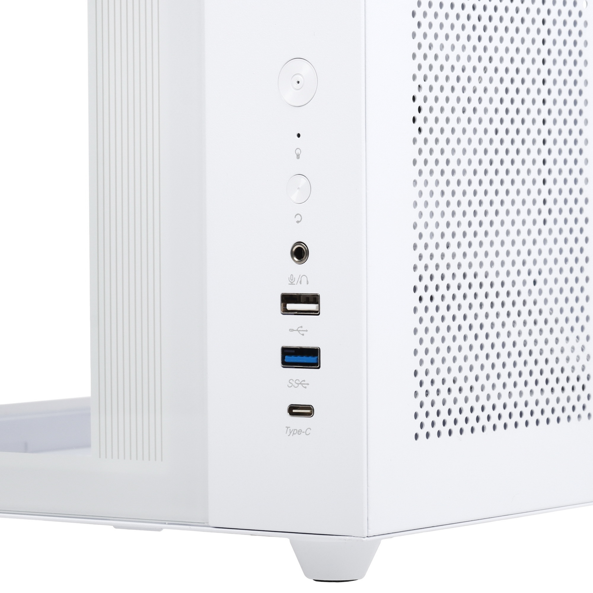 Корпус MIDITOWER CryoCube ATX Micro-ATX Mini-ITX W/O PSU 3x12cm Fan USB1.1+3.0+Type-C+audio белый с