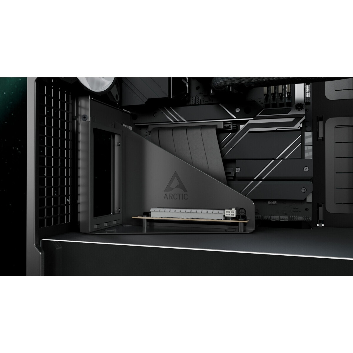 Корпус для ПК Arctic Cooling ARCTIC Xtender Black/Clear Glass ACPCC00023A