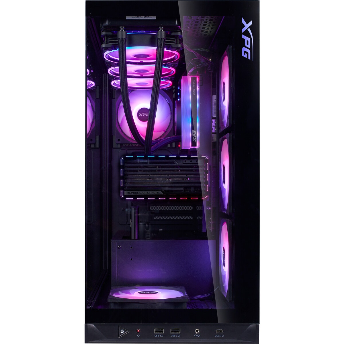 Корпус для ПК Arctic Cooling ARCTIC Xtender VG Black/Clear Glass ACPCC00024A