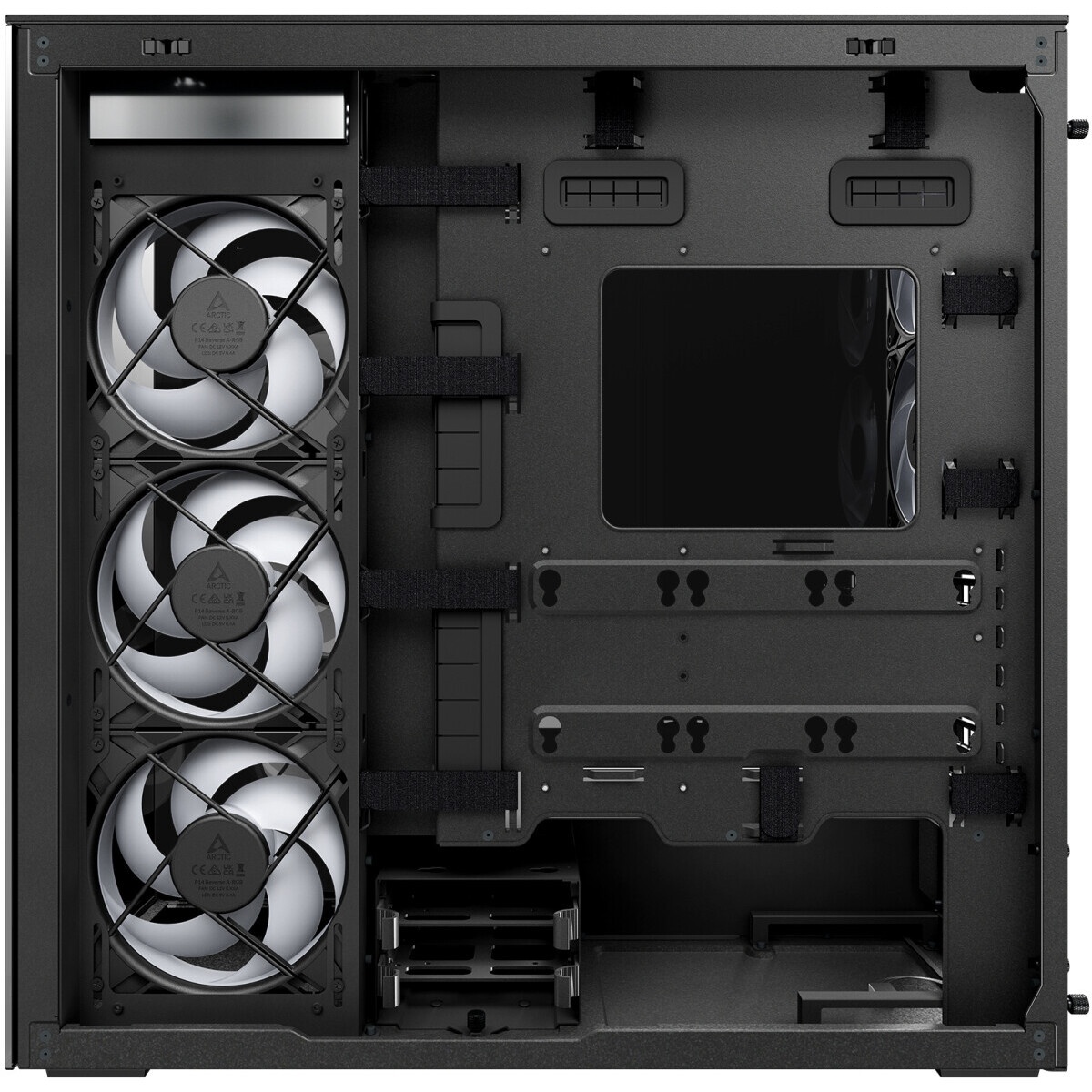Корпус для ПК Arctic Cooling ARCTIC Xtender VG Black/Clear Glass ACPCC00024A