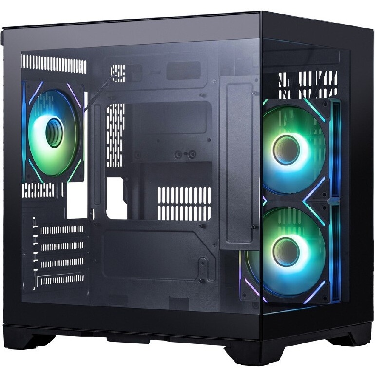 Корпус Gigabyte GB-C201P черный без БП mATX 9x120mm 3x140mm 2xUSB3.0 audio bott PSU