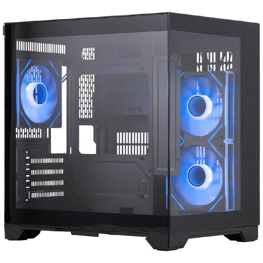 Корпус Gigabyte GB-C201P черный без БП mATX 9x120mm 3x140mm 2xUSB3.0 audio bott PSU