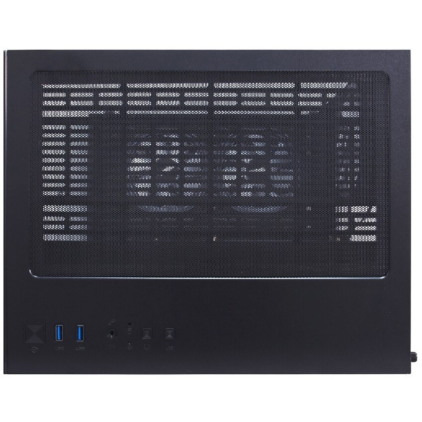 Корпус Gigabyte GB-C201P черный без БП mATX 9x120mm 3x140mm 2xUSB3.0 audio bott PSU