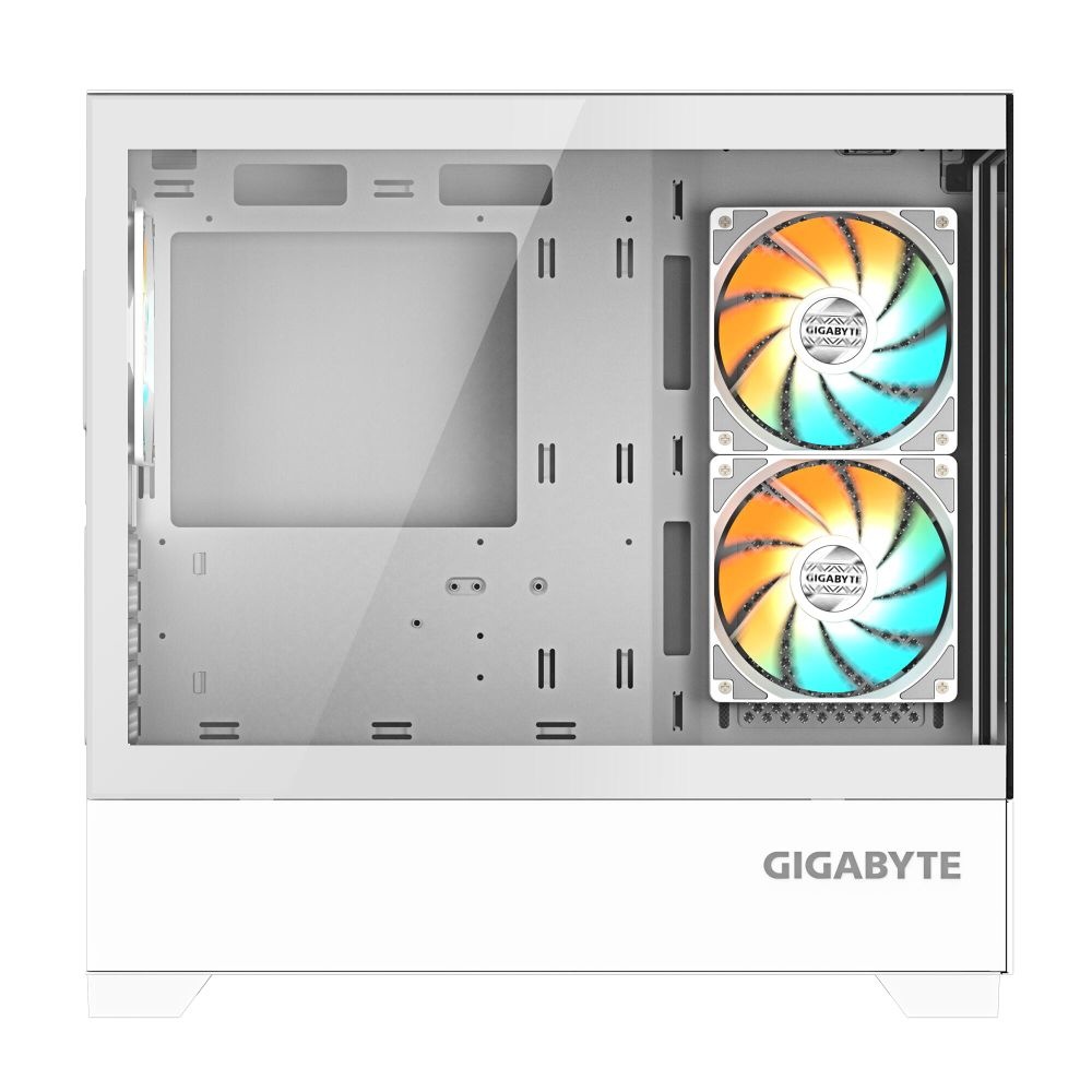 Корпус Gigabyte C201PI белый без БП mATX 9x120mm 3x140mm 2xUSB3.0 audio bott PSU