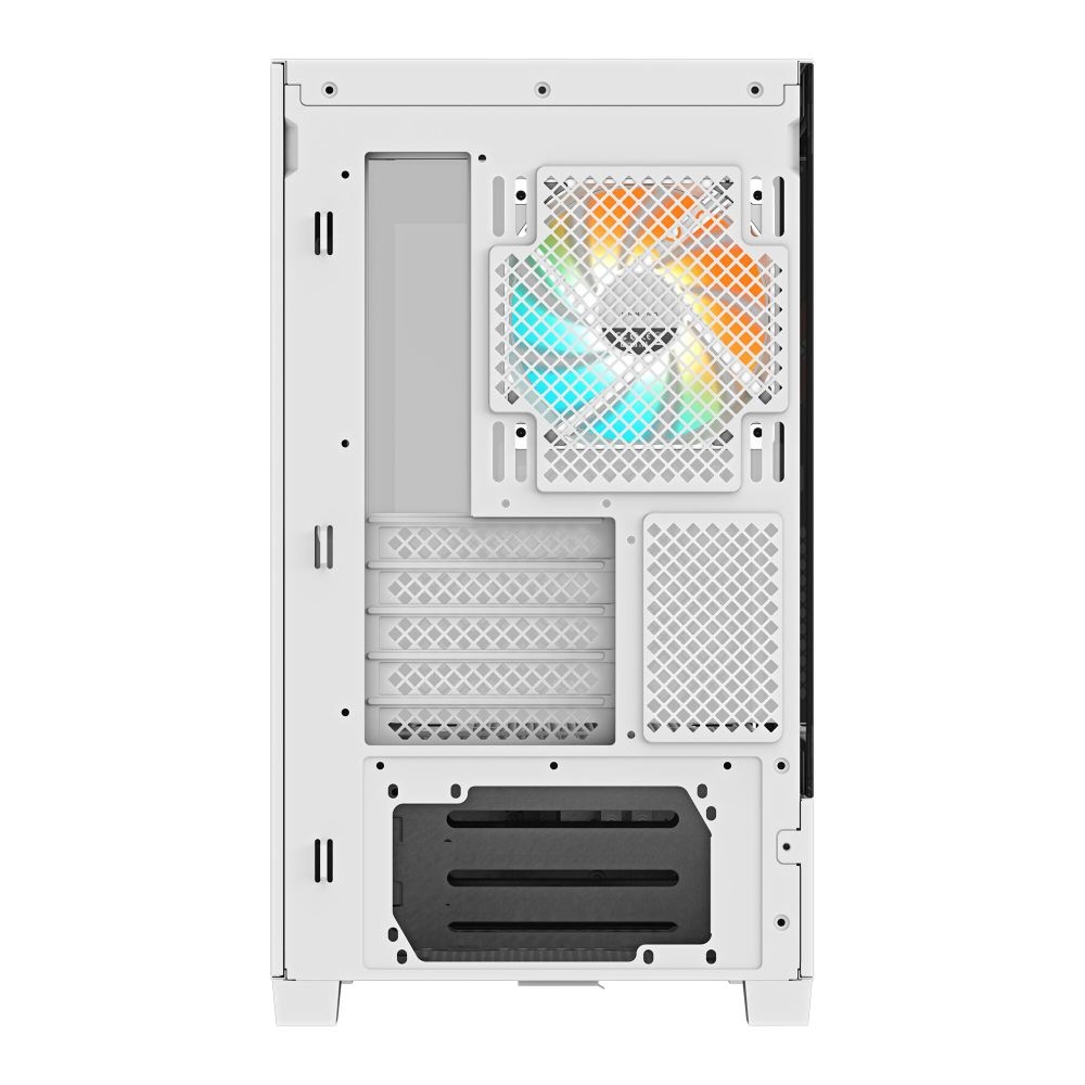 Корпус Gigabyte C201PI белый без БП mATX 9x120mm 3x140mm 2xUSB3.0 audio bott PSU