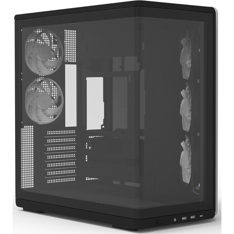 Корпус Lian-Li V100RX черный без БП E-ATX 7x120mm 3x140mm 2xUSB3.0 audio bott PSU