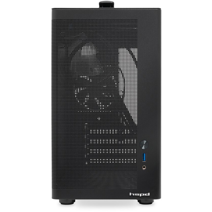Корпус Lian-Li A4H2OX5 черный без БП miniITX audio