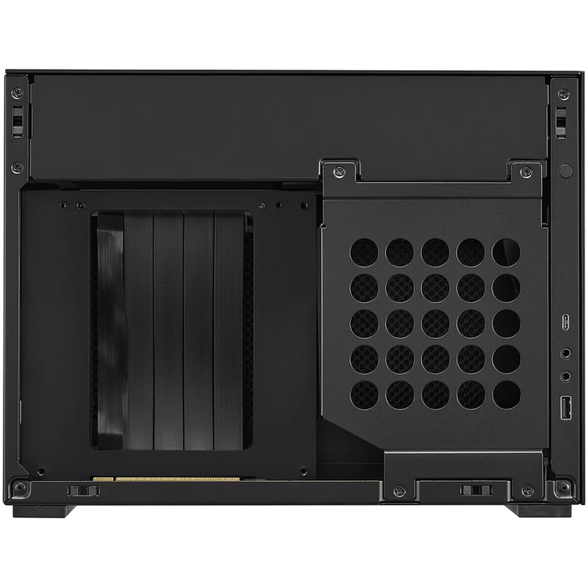 Корпус Lian-Li A4H2OX5 черный без БП miniITX audio