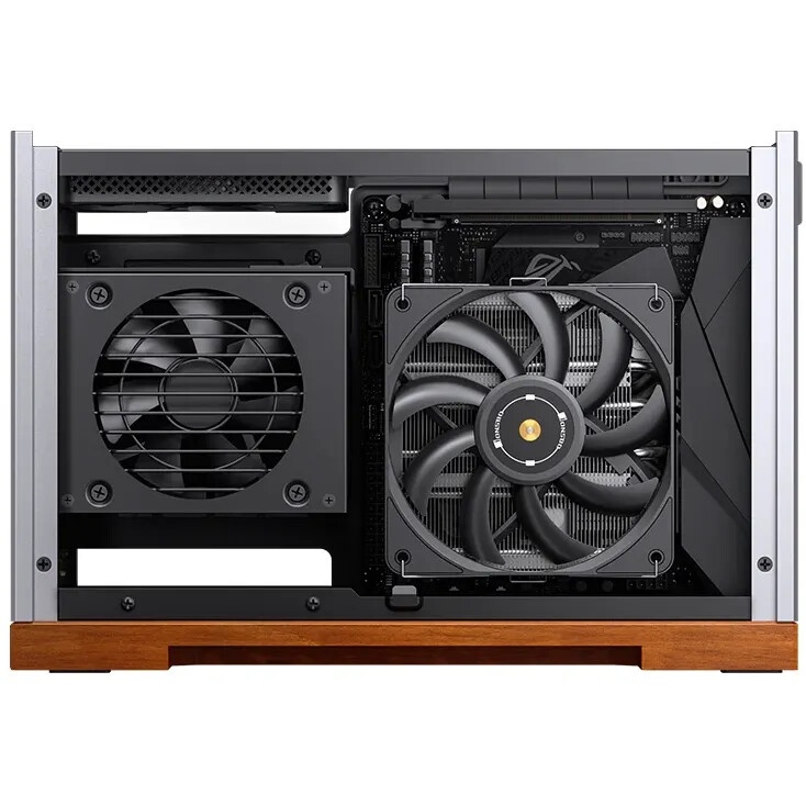 Корпус Lian-Li A4H2OA5 серебристый без БП miniITX audio