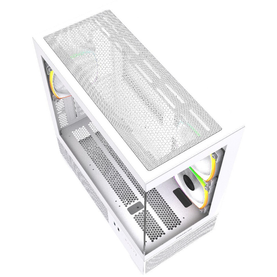 Корпус для ПК MSI MAG PANO M110R WHITE , Micro-ATX, 1xUSB 3.2 Gen 1, 1xUSB 3.2 Gen2x2 Type-C, 2x140m