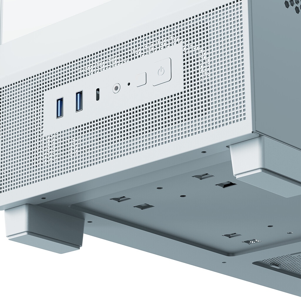 Корпус для ПК MSI MAG PANO M110R WHITE , Micro-ATX, 1xUSB 3.2 Gen 1, 1xUSB 3.2 Gen2x2 Type-C, 2x140m