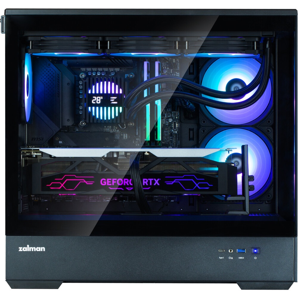 Корпус для ПК MSI MAG Pano M110R , Micro-ATX, 1xUSB 3.2 Gen 1, 1xUSB 3.2 Gen2x2 Type-C, 2x140mm, ARG
