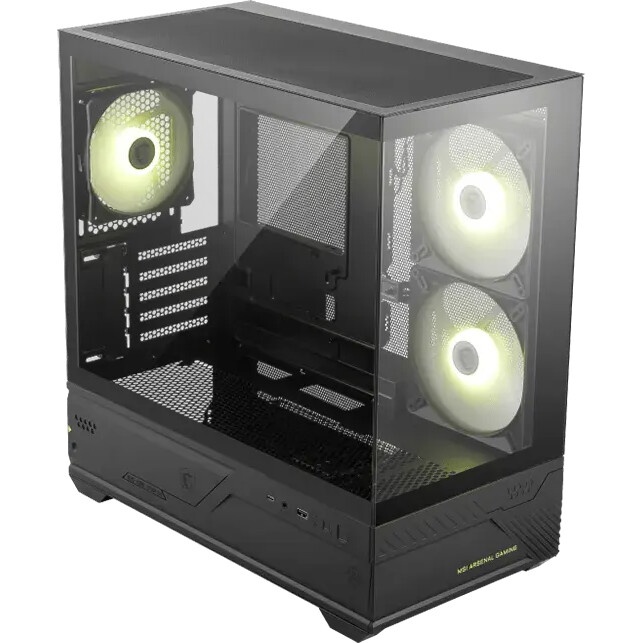 Корпус для ПК MSI MAG Pano M110R , Micro-ATX, 1xUSB 3.2 Gen 1, 1xUSB 3.2 Gen2x2 Type-C, 2x140mm, ARG