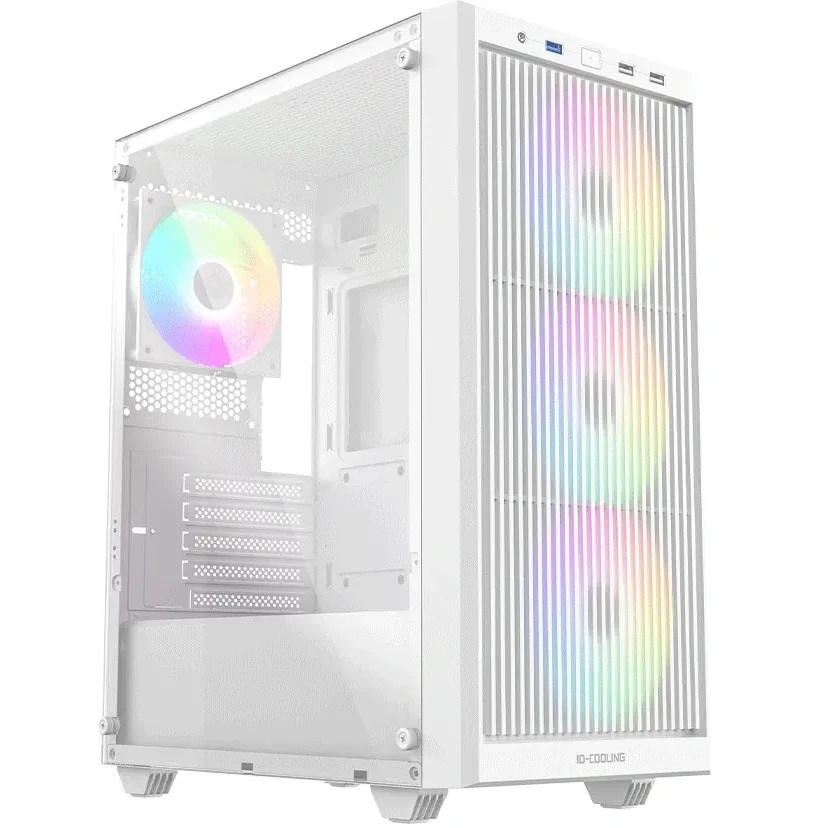 Корпус ID-Cooling Корпус Case ID-Cooling WARE 300 ARGB White mATX/win TG/ 4 fans/ Type C/ CPU 160mm/
