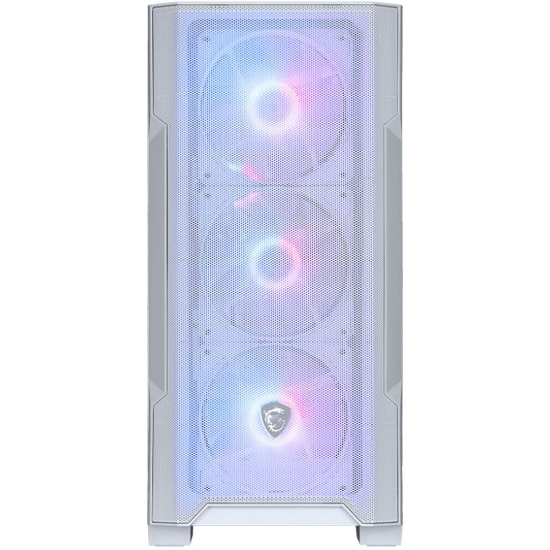 Корпус Case ID-Cooling FLOW 500 White mATX/win TG/ no fan/ Gen2 Type C/ CPU 180mm/ GPU 403mm/ no PSU